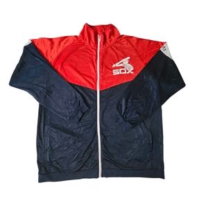 Chicago White Sox Full Zip Jacket MLB Baseball Giveaway 80s Throwback Men's XL